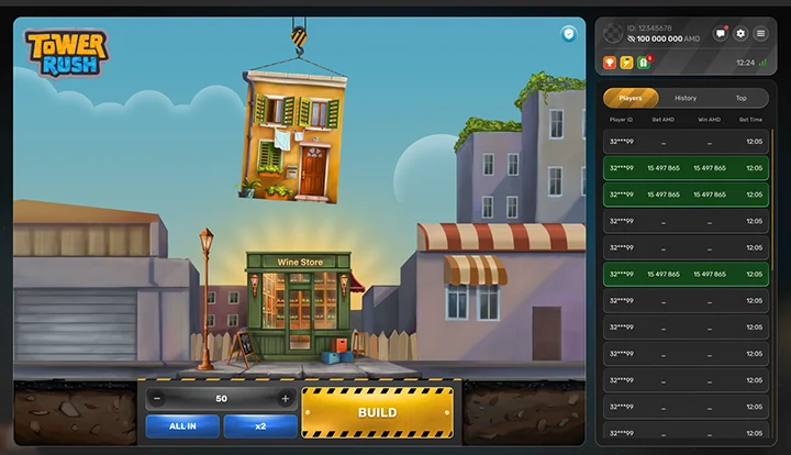 Tower Rush Casino